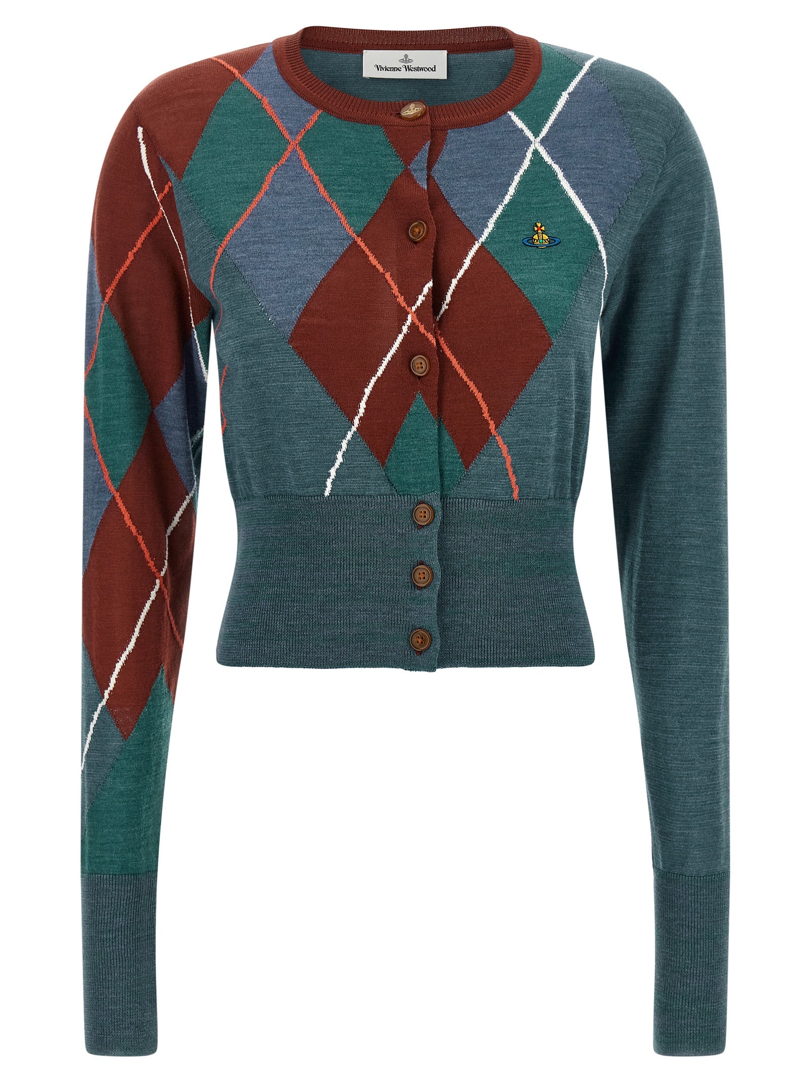 Vivienne Westwood Women 'Argyle Cropped' Cardigan VIVIENNE WESTWOOD