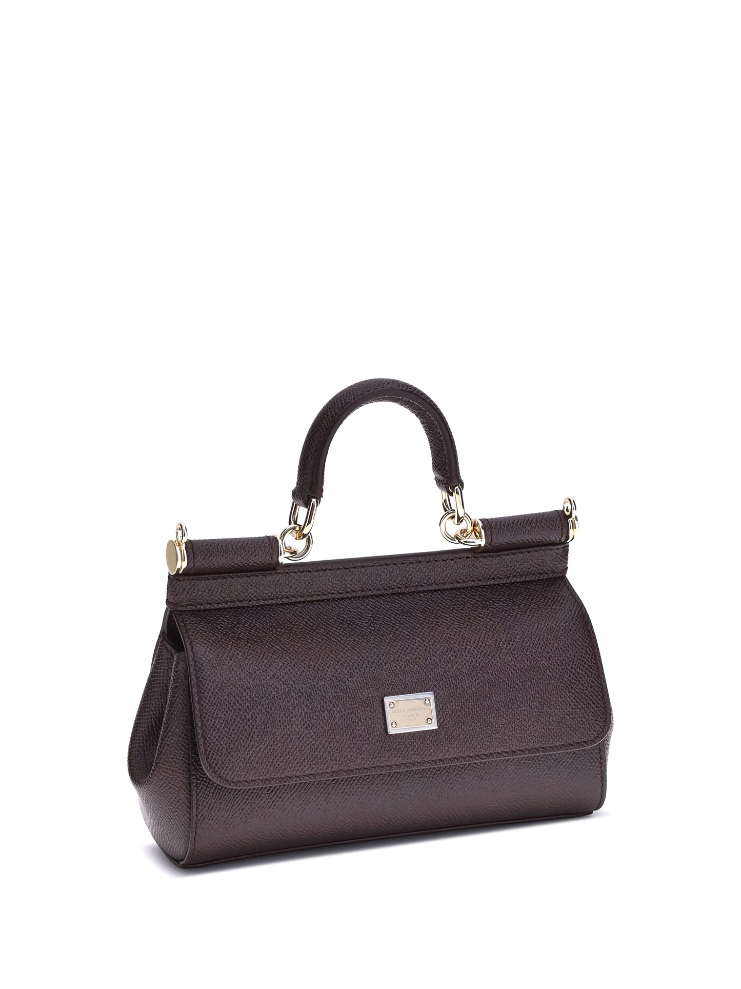 Dolce & Gabbana Women Sicily Small Leather Handbag DOLCE & GABBANA