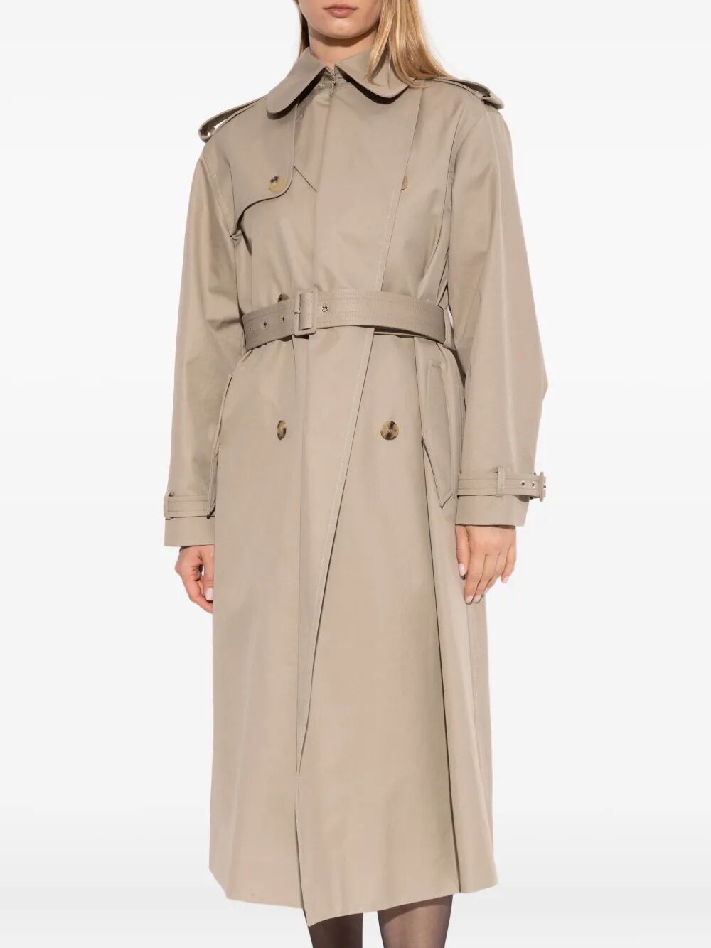 Alexander Mcqueen Women Double-Breasted Trench Coat ALEXANDER MCQUEEN