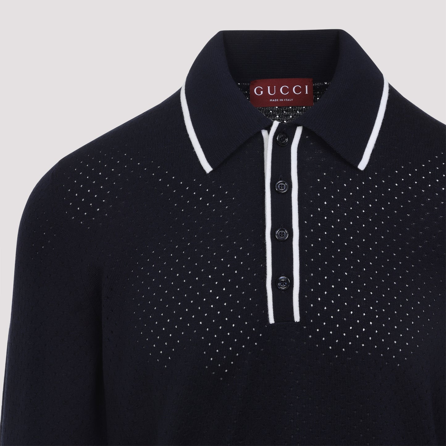 Gucci Long Sleeves Polo Men GUCCI