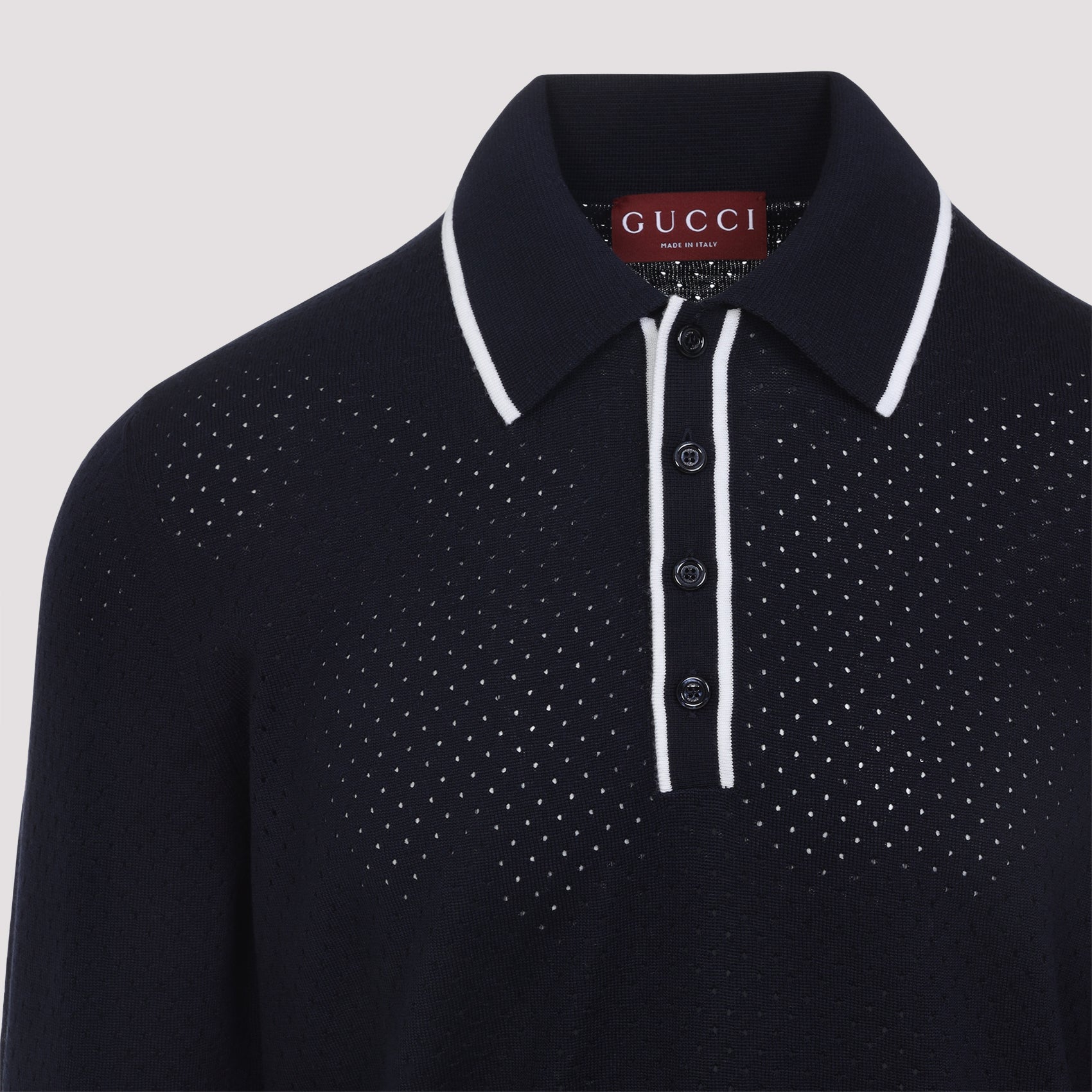 Gucci Long Sleeves Polo Men GUCCI
