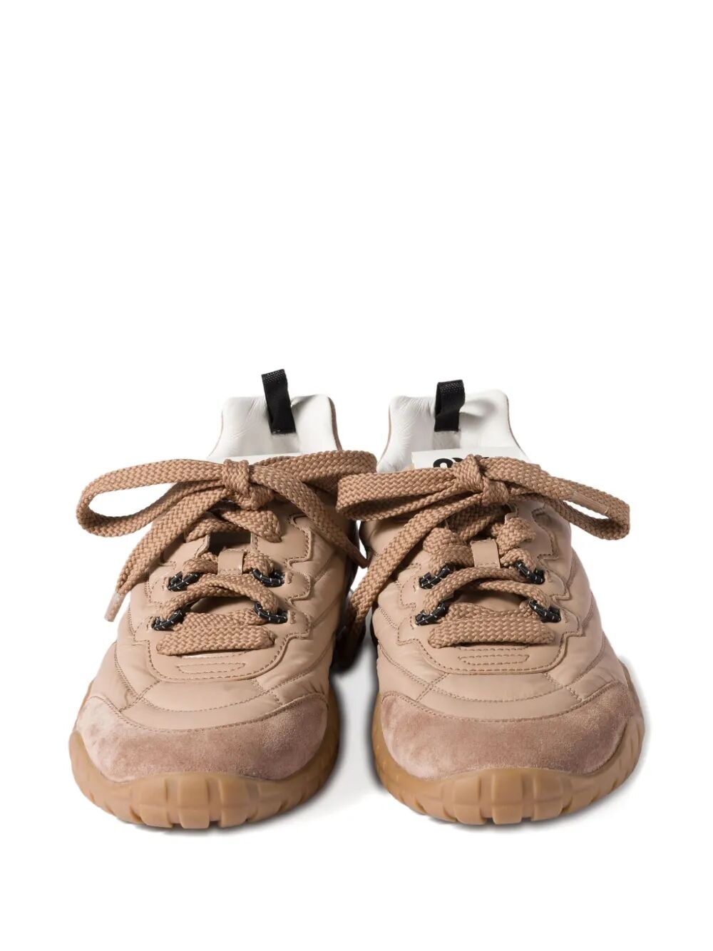 Miu Miu Women Tyre Technical Fabric And Suede Sneakers MIU MIU