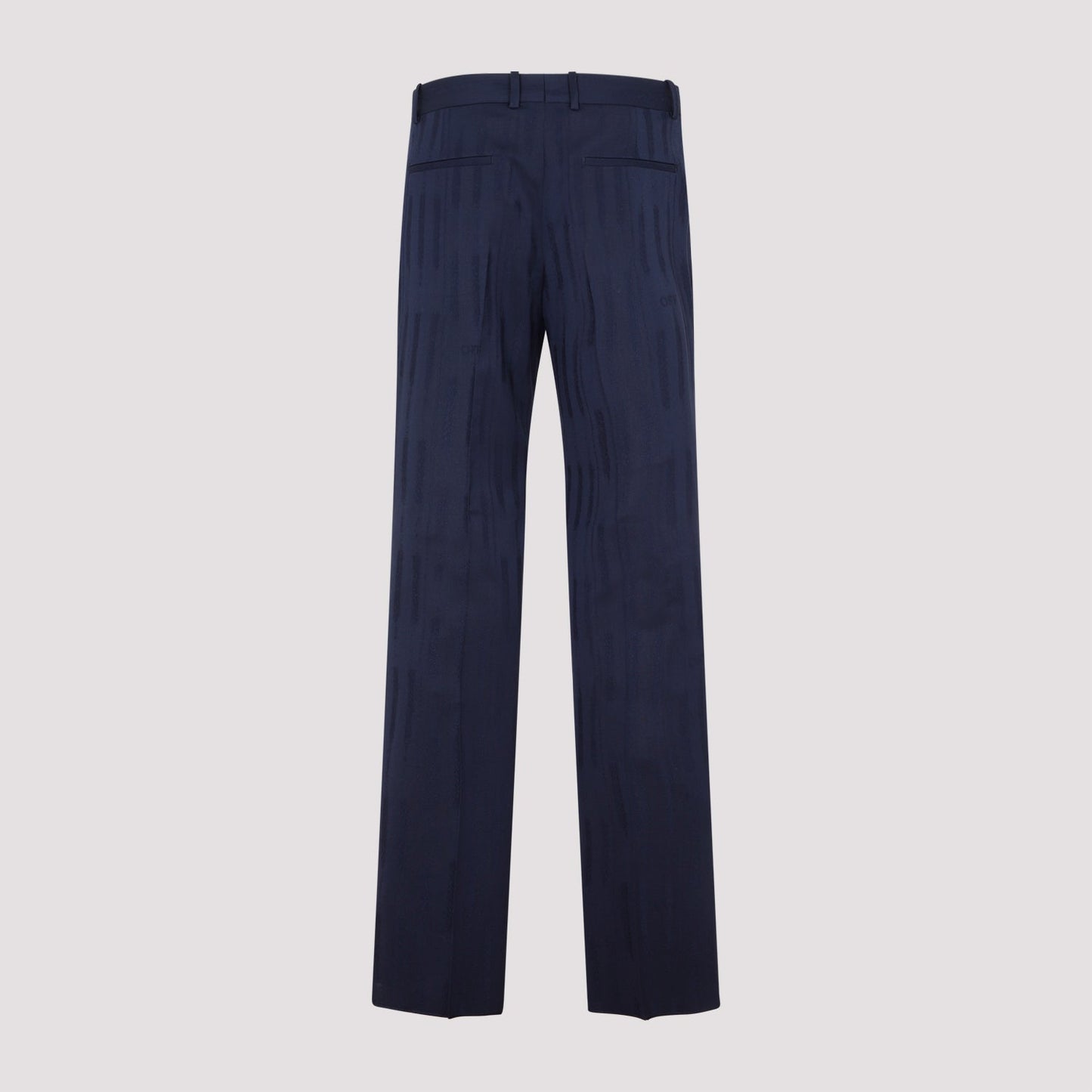 Off White Shibori Jacquard Slim Pant Men OFF-WHITE