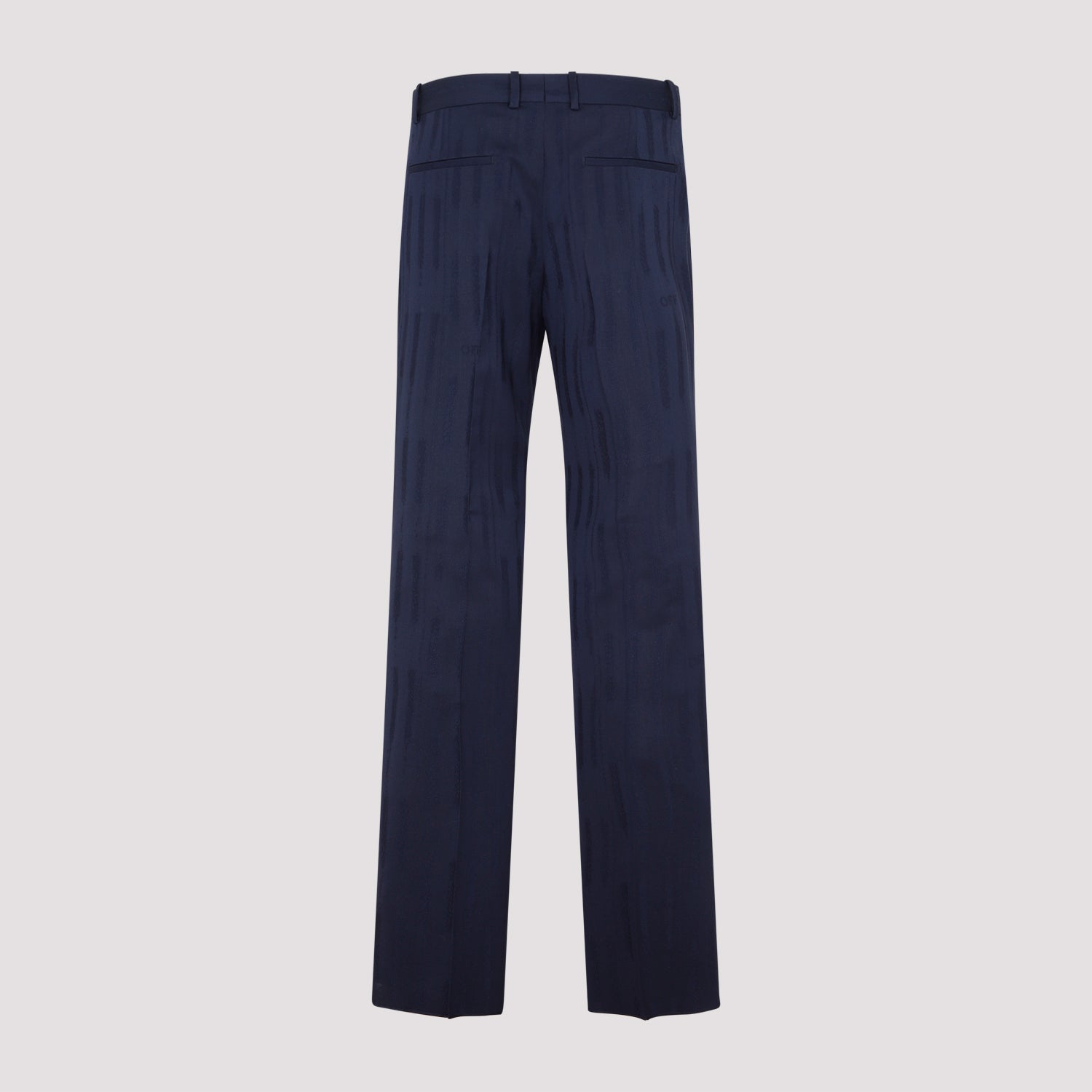 Off White Shibori Jacquard Slim Pant Men OFF-WHITE