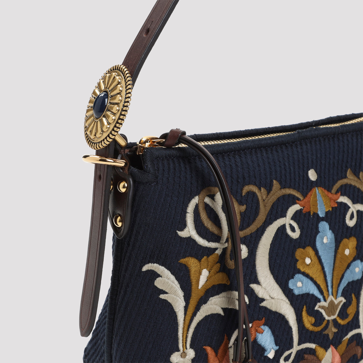 Etro Canvas Hobo S Shouldel Bag Women ETRO