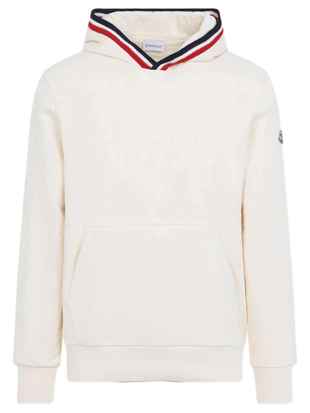 Moncler Men Felpa Con Cappuccio Con Profili A Righe MONCLER