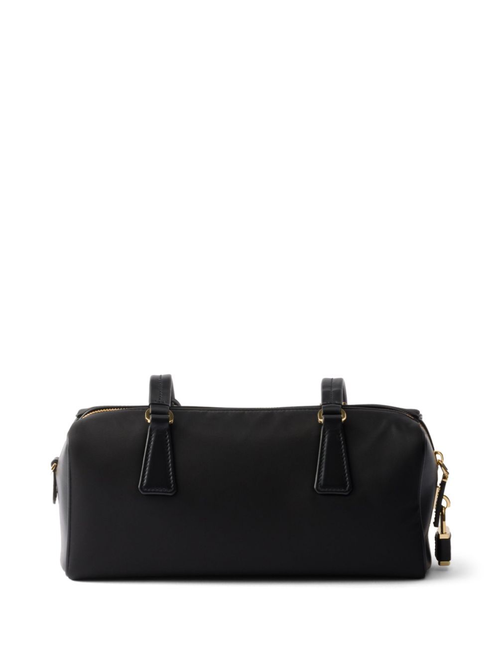Prada Women Re-Nylon And Leather Medium Top-Handle Bag With Padlock PRADA