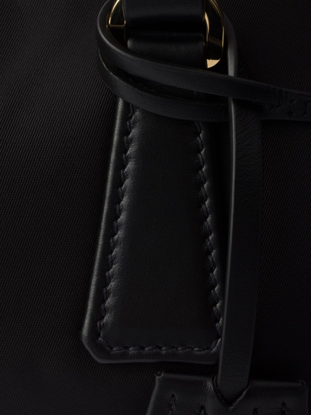 Prada Women Re-Nylon And Leather Medium Top-Handle Bag With Padlock PRADA