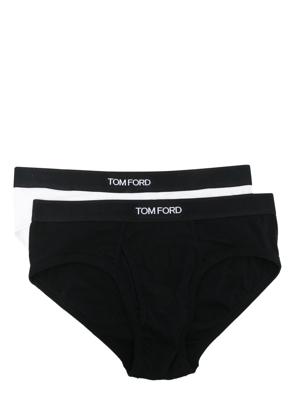 Tom Ford Men Set Of 2 Logo-Waistband Cotton Briefs TOM FORD