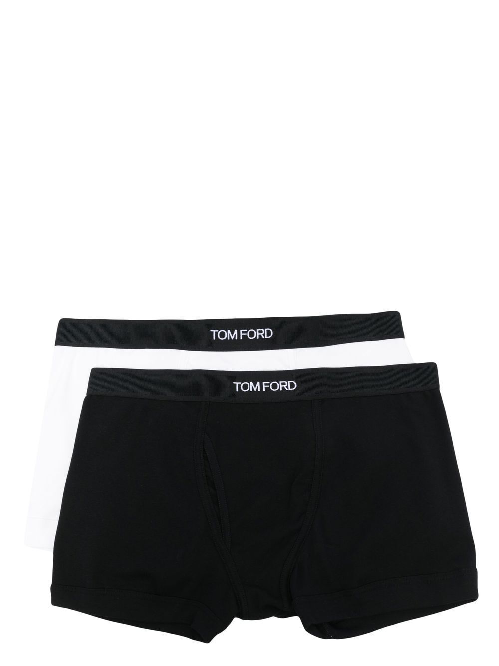 Tom Ford Men Set Of 2 Logo-Waistband Cotton Boxer Briefs TOM FORD