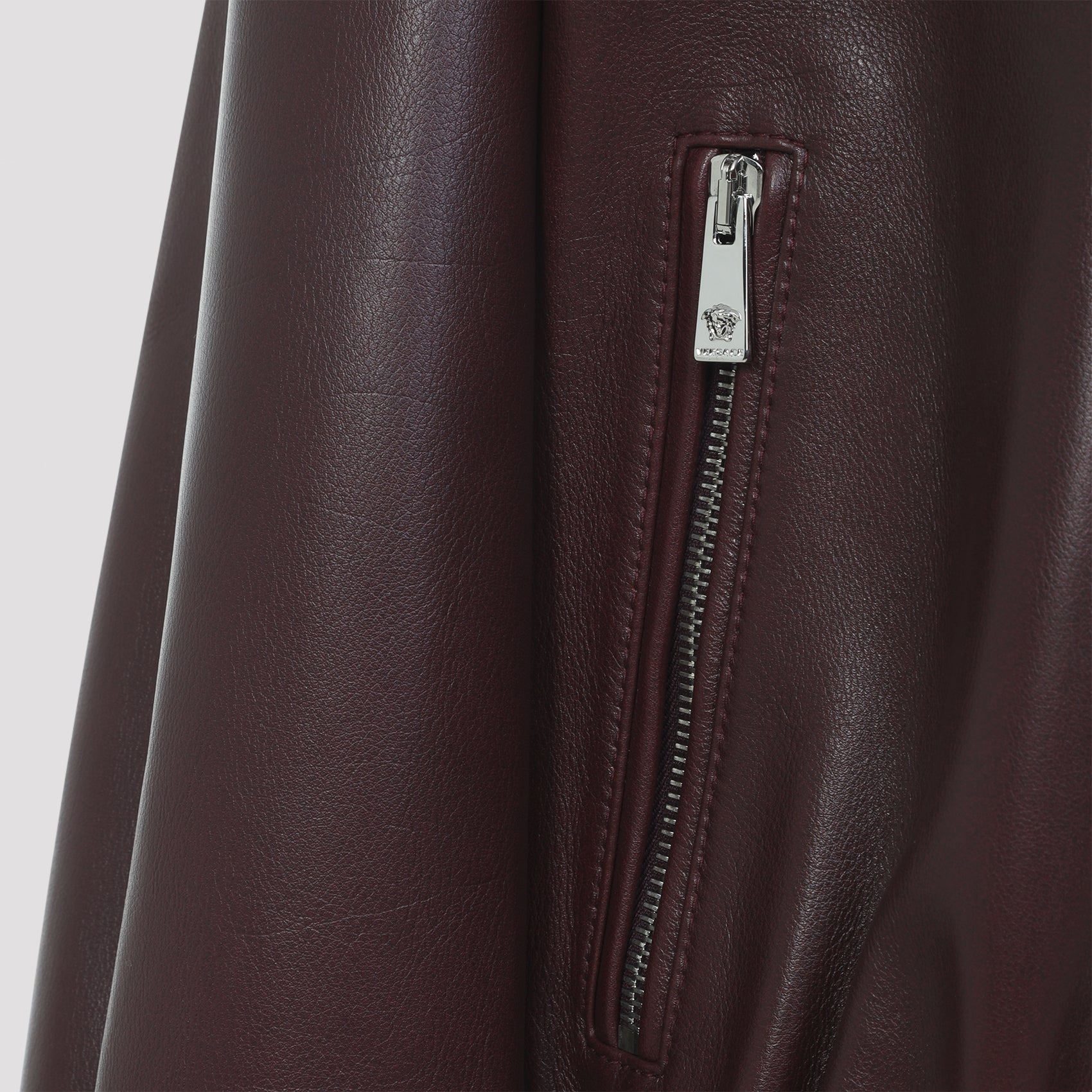Versace Bufalo Leather Blouson Women VERSACE