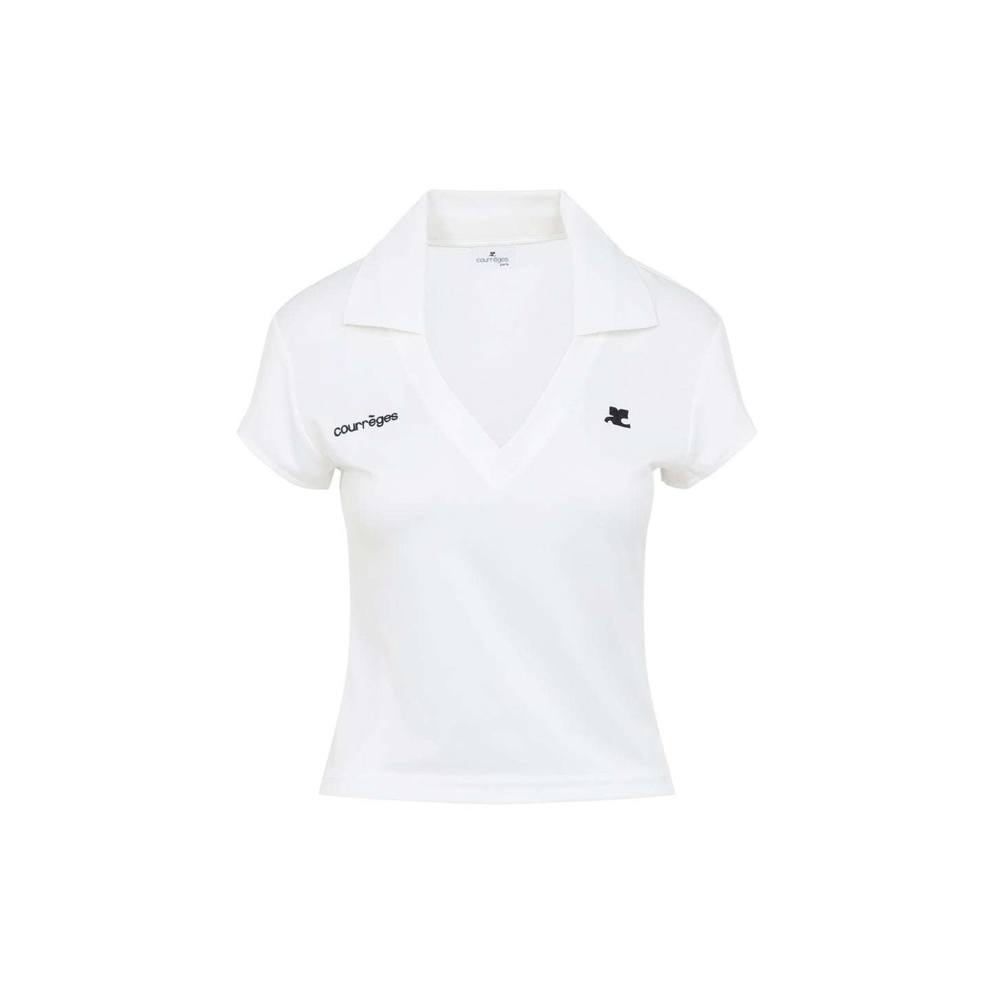 Courreges Cropped Polo Women COURREGES