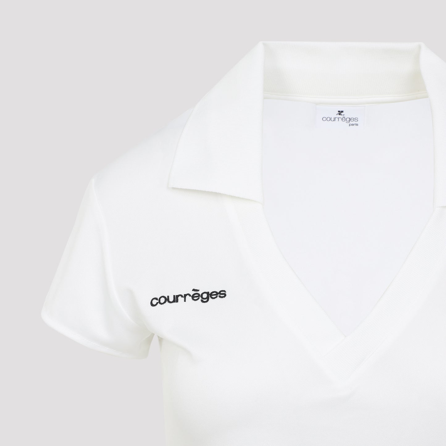 Courreges Cropped Polo Women COURREGES