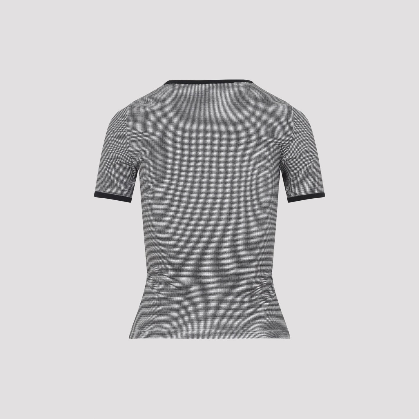 Courreges Houndstooth Contrast T-Shirt Women COURREGES