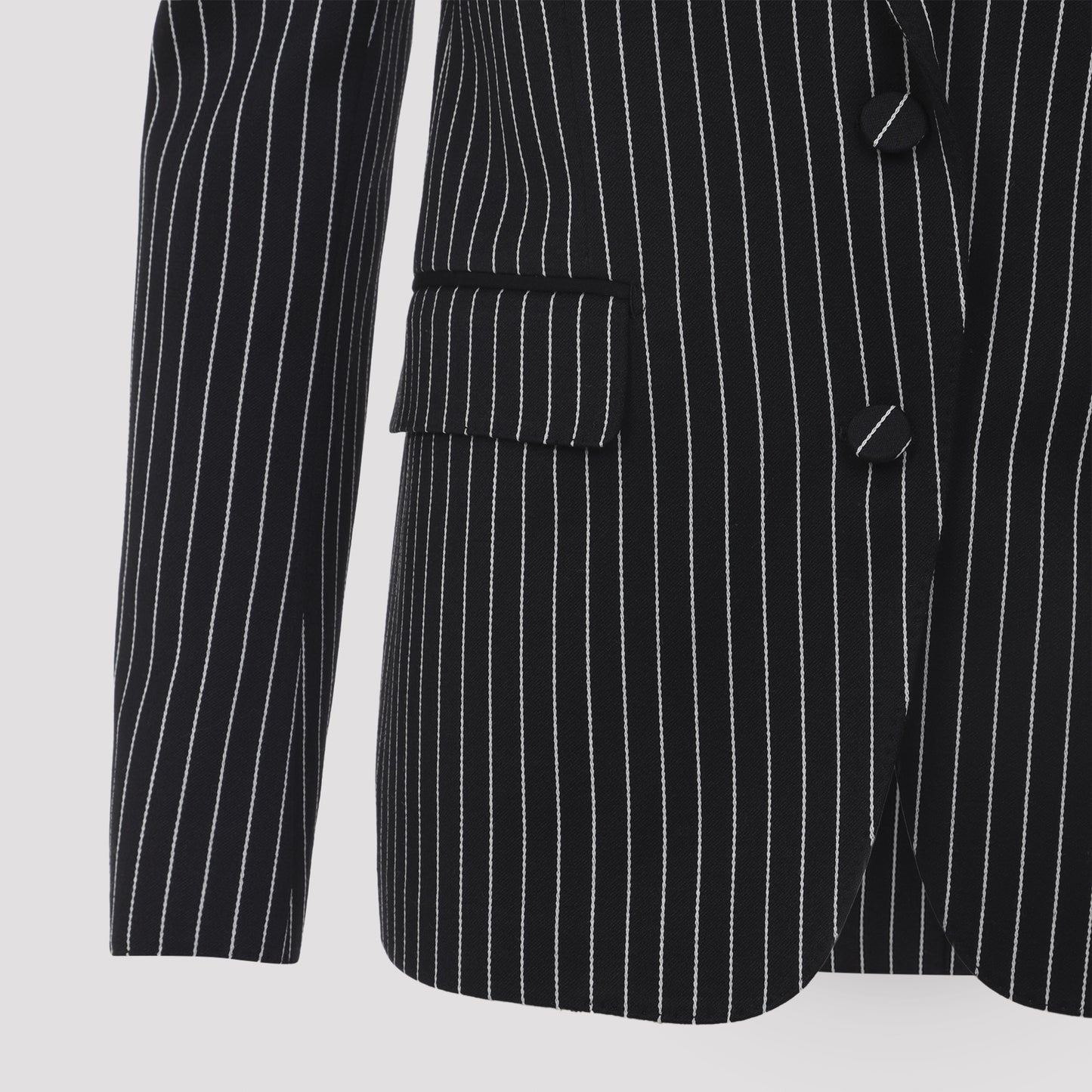 Striped Wool Barathea Jacket Women TOM FORD
