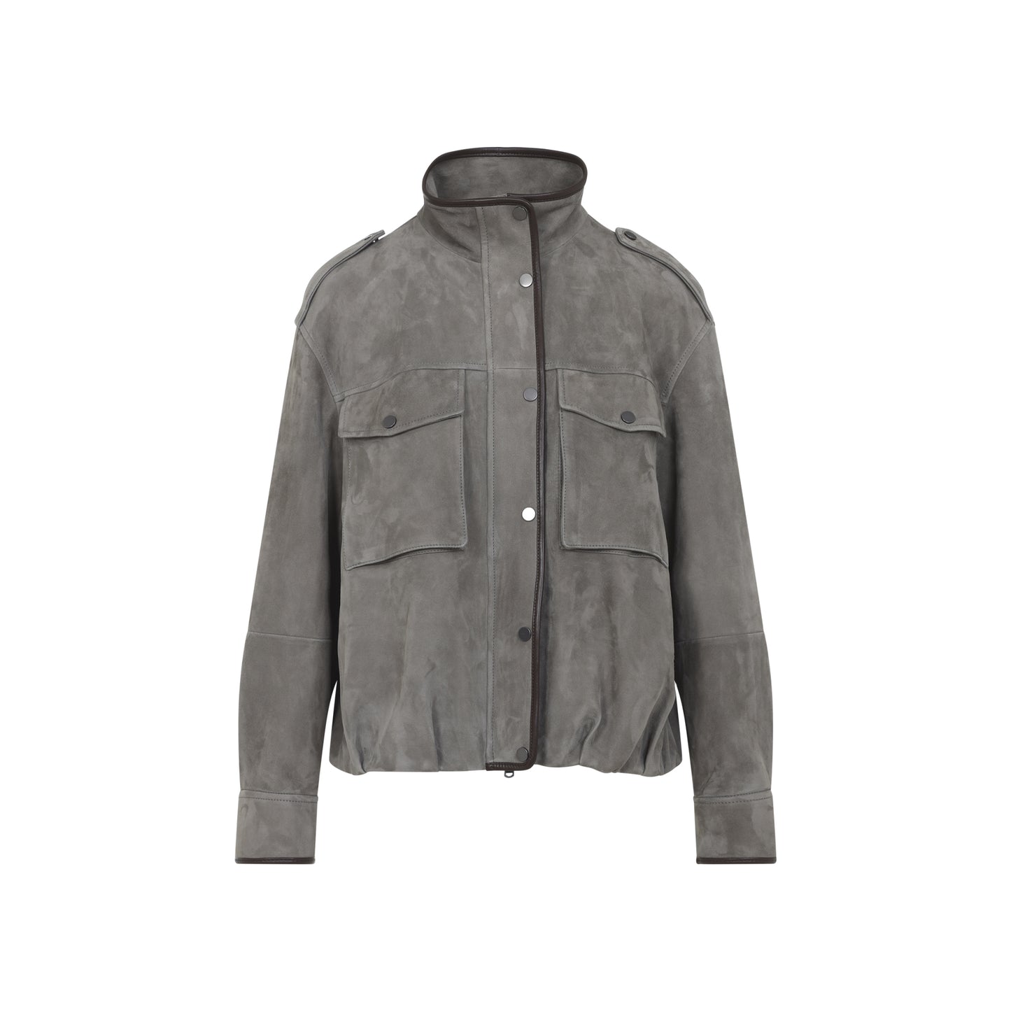 Brunello Cucinelli Suede Jacket Women BRUNELLO CUCINELLI