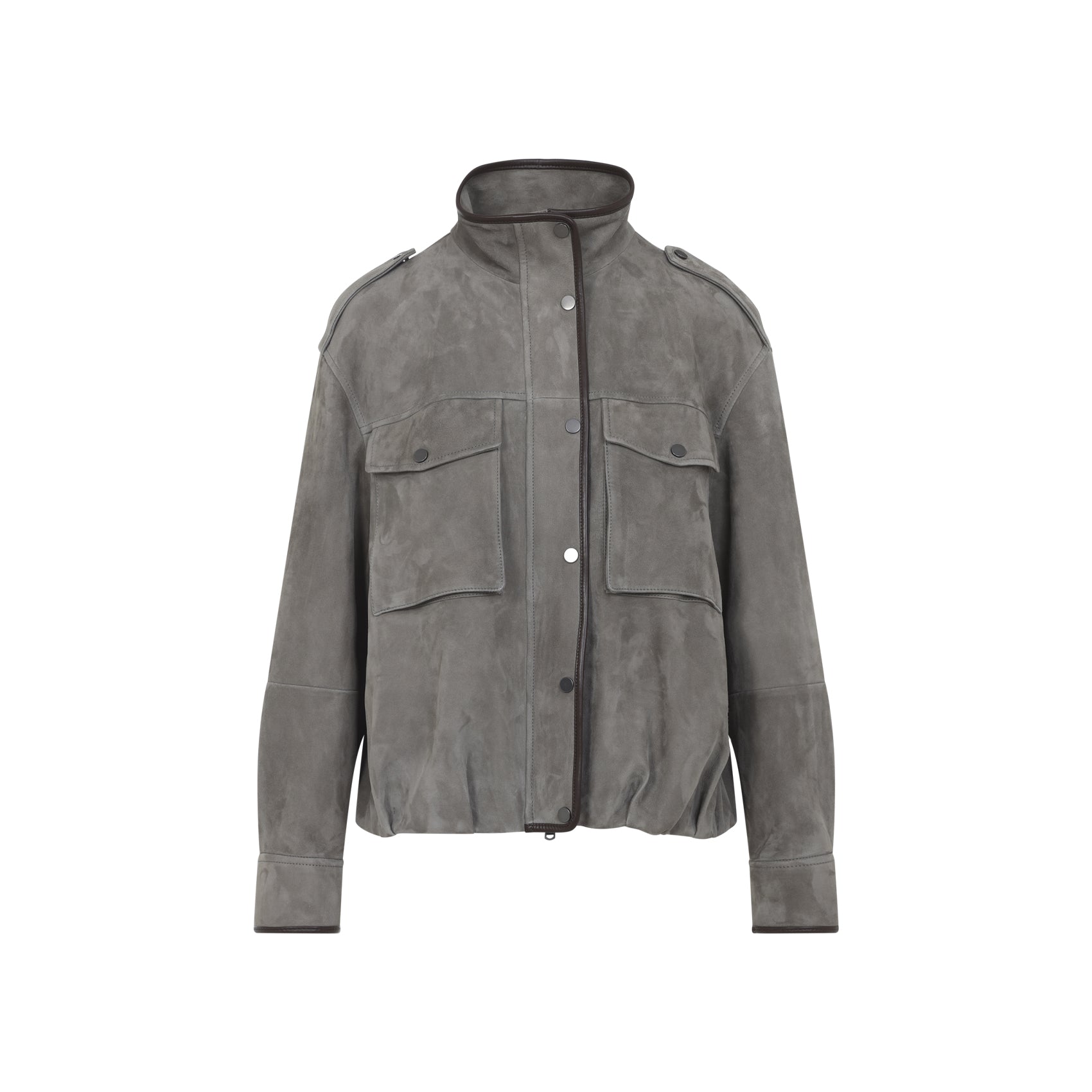 Brunello Cucinelli Suede Jacket Women BRUNELLO CUCINELLI