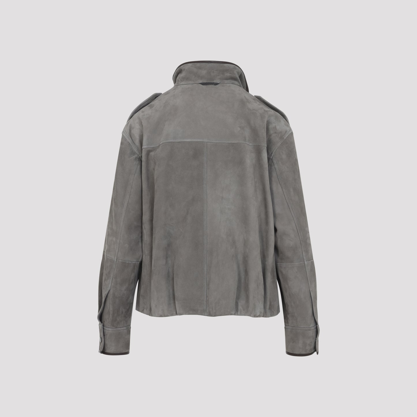 Brunello Cucinelli Suede Jacket Women BRUNELLO CUCINELLI