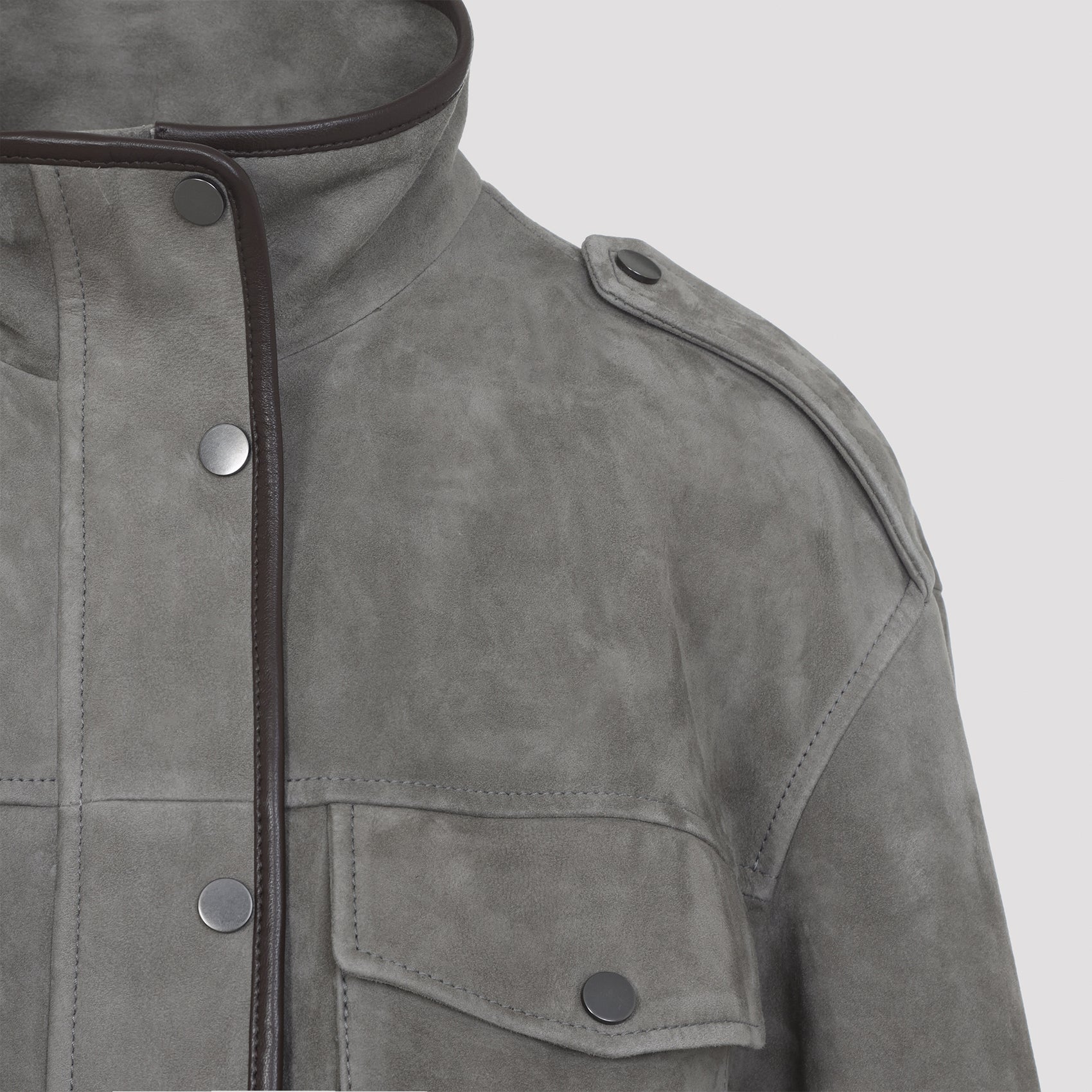 Brunello Cucinelli Suede Jacket Women BRUNELLO CUCINELLI