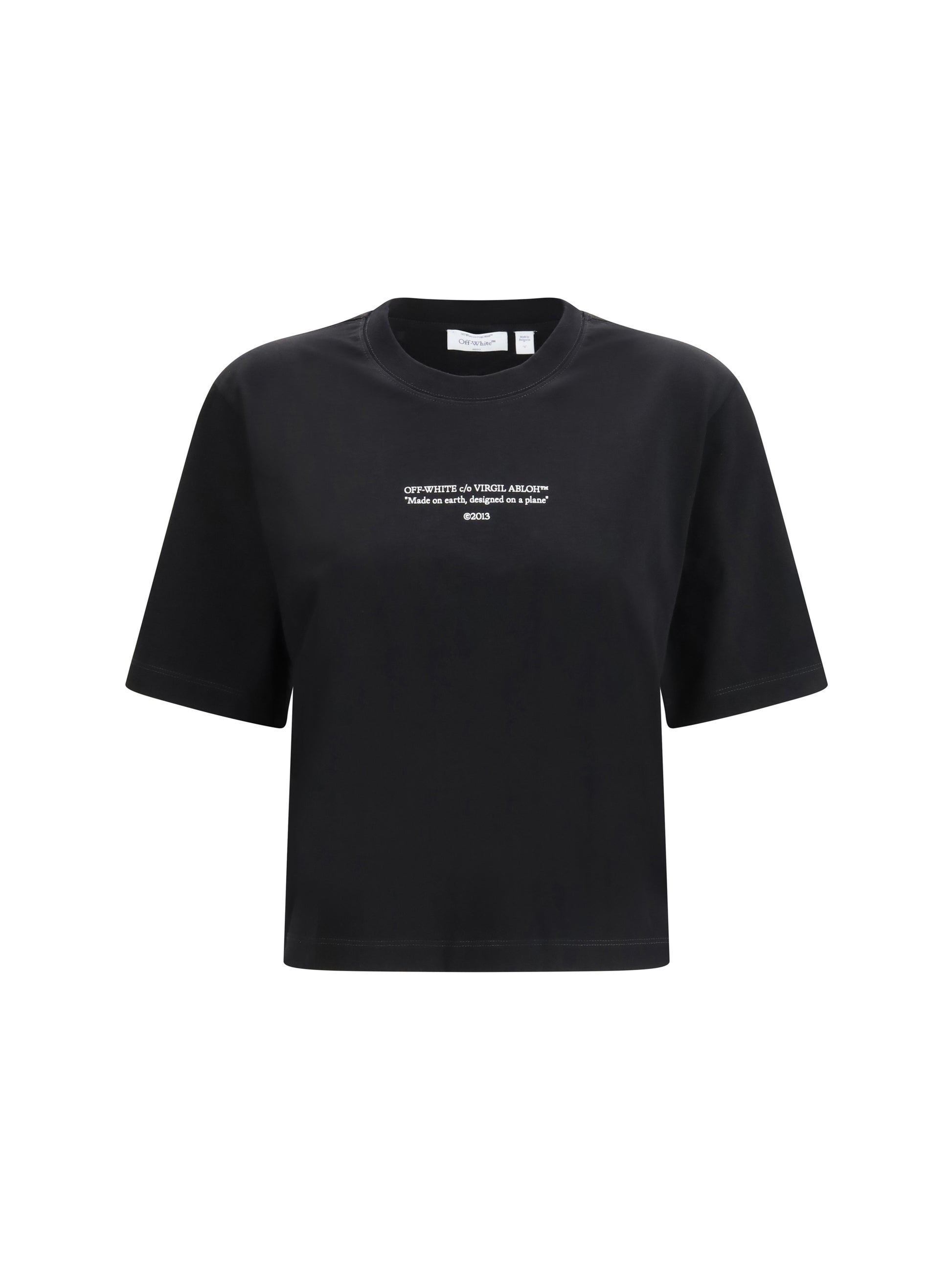 Off-White Women Made On Earth, Designed On A Plane T-Shirt OFF-WHITE