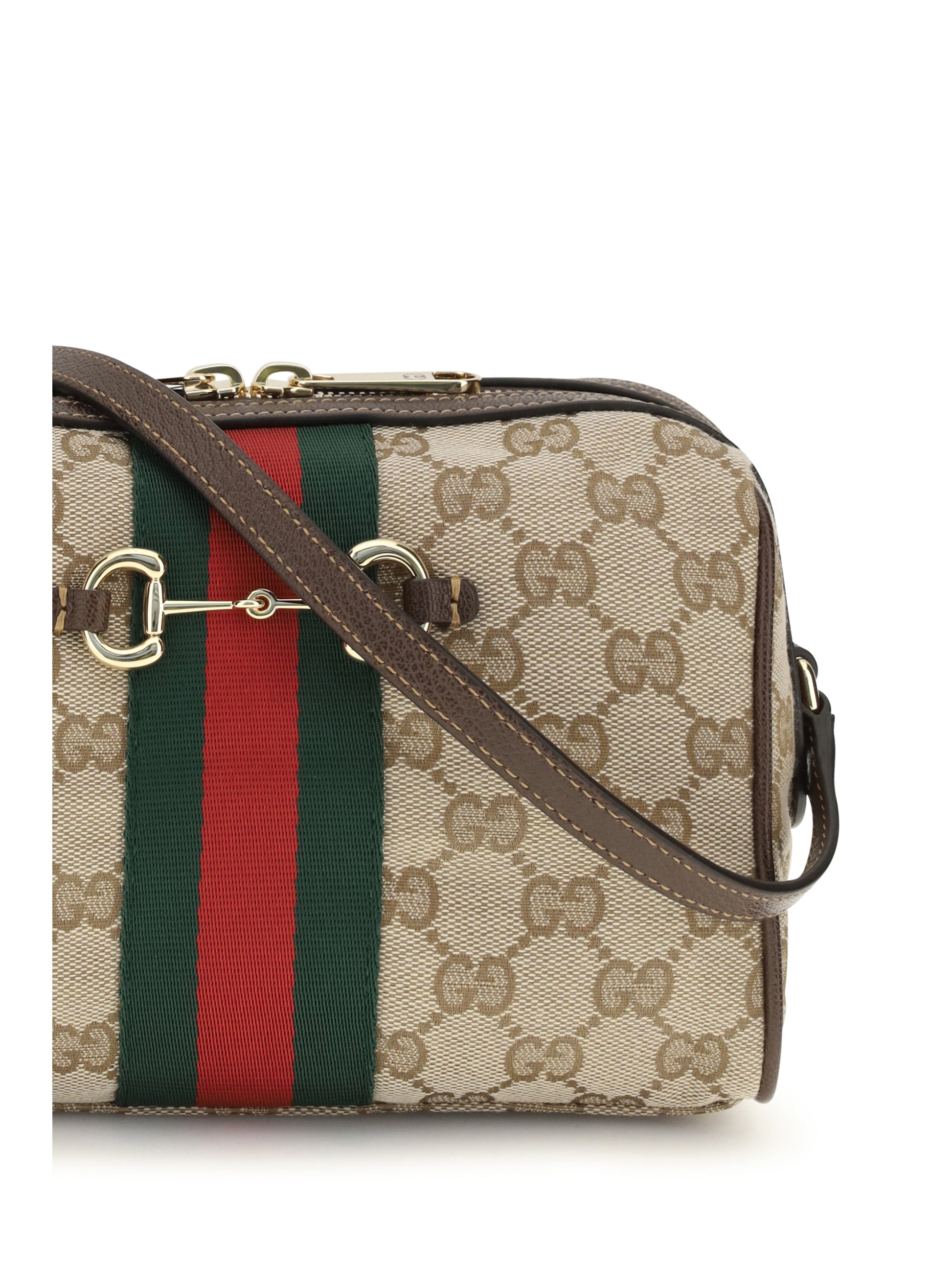 Gucci Women Small Horsebit Web Camera Bag Shoulder Bag GUCCI