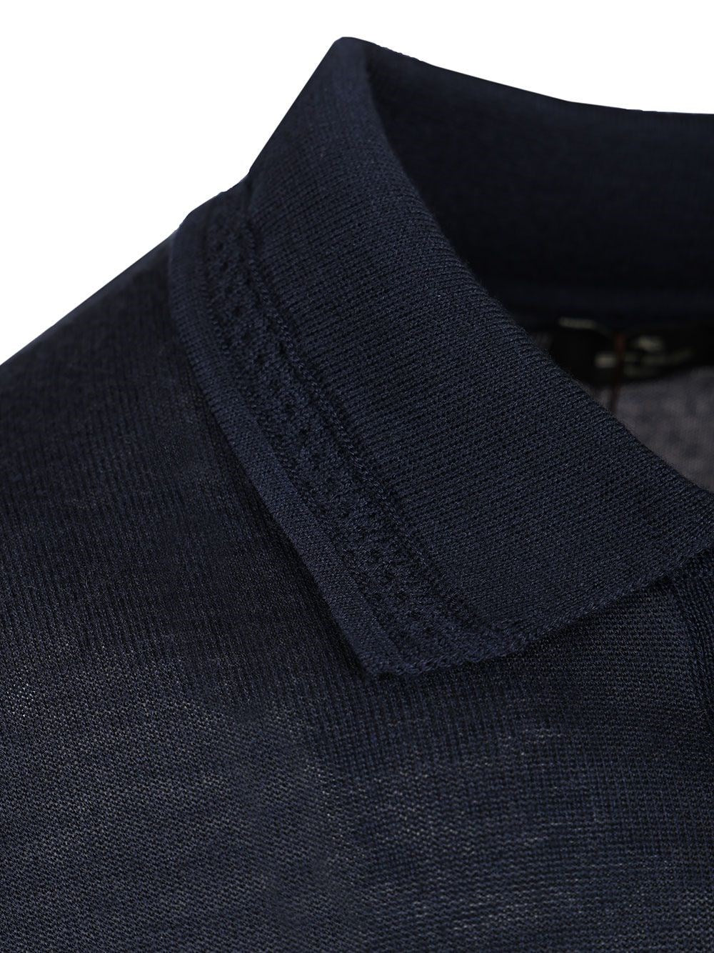 Etro Men Wool And Silk Polo Shirt
