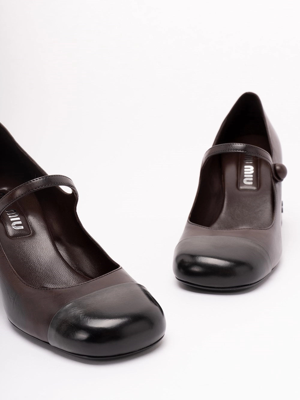 Miu Miu Women Leather Bicolor Pump MIU MIU