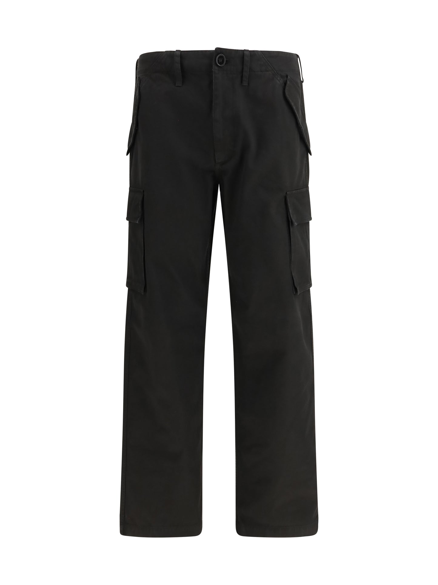 Burberry Men Cotton Twill Cargo Trousers BURBERRY