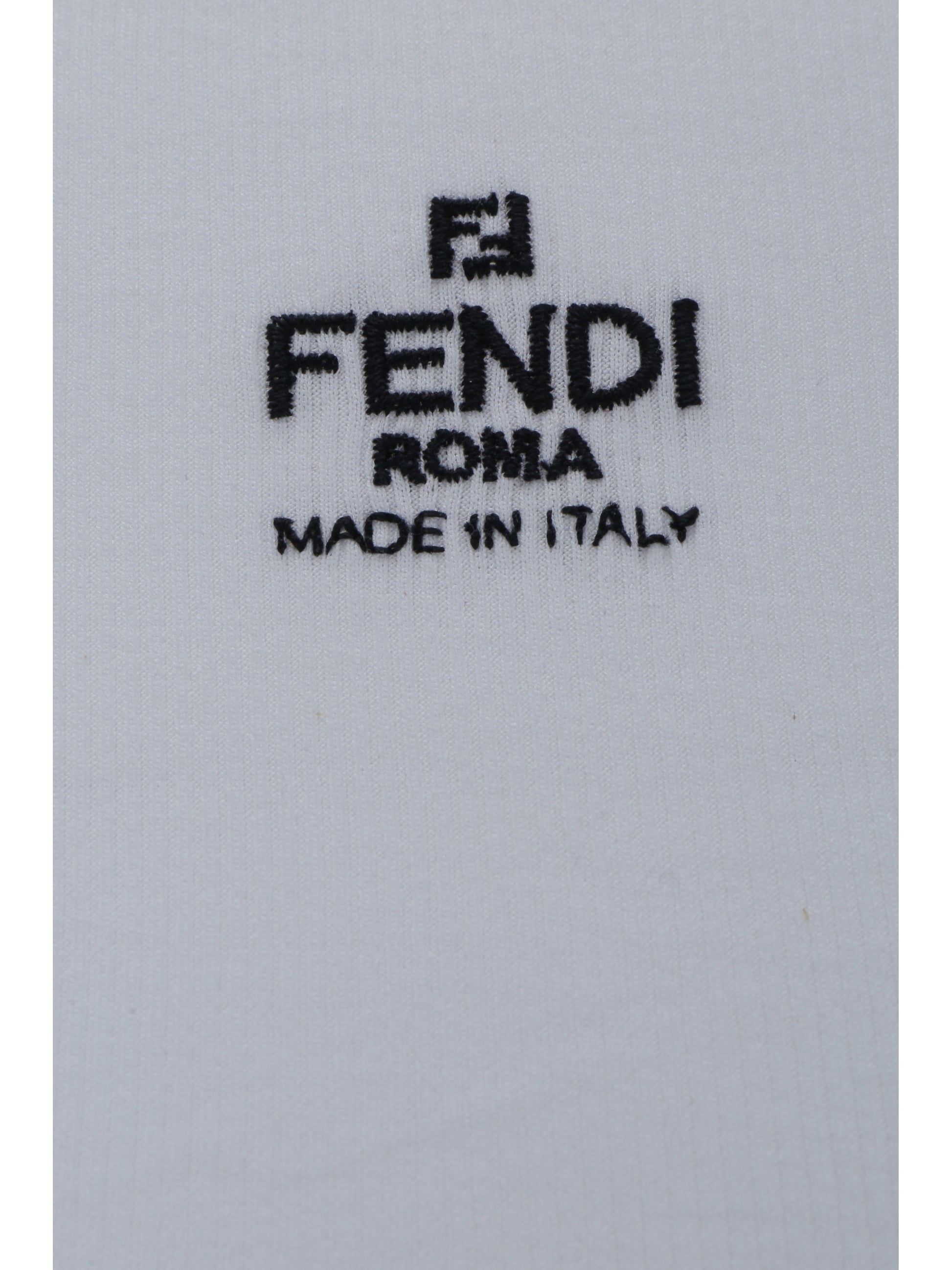 Fendi Women Cotton T-Shirt With Logo FENDI