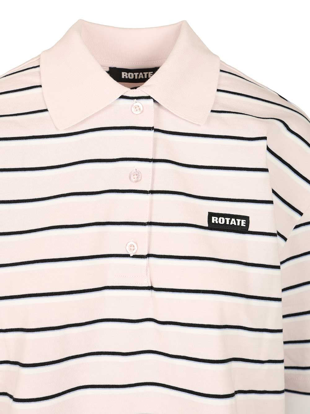 Rotate Women Jersey Polo Shirt ROTATE
