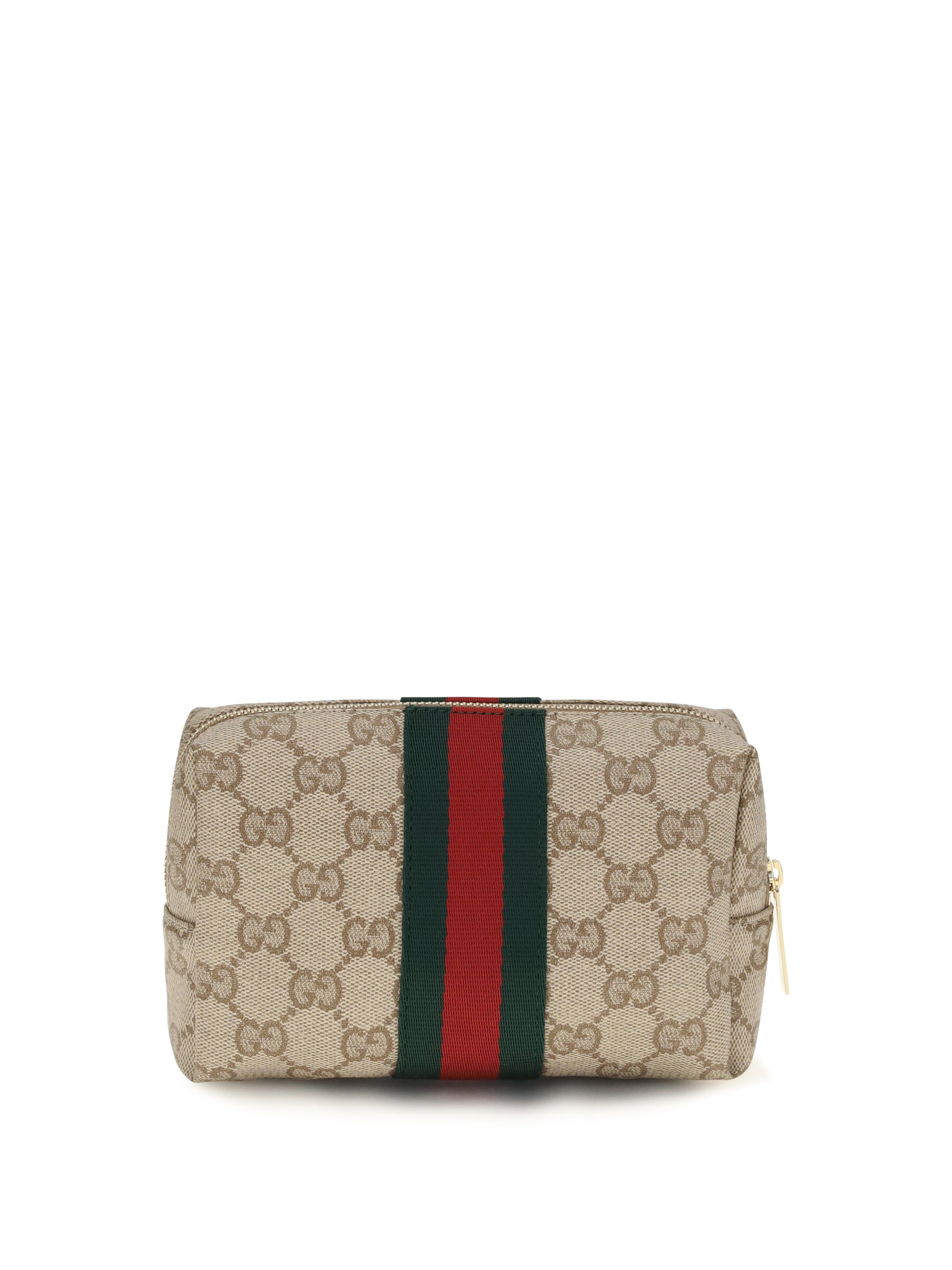 Gucci Women Medium Beauty Case With Web Stripe GUCCI
