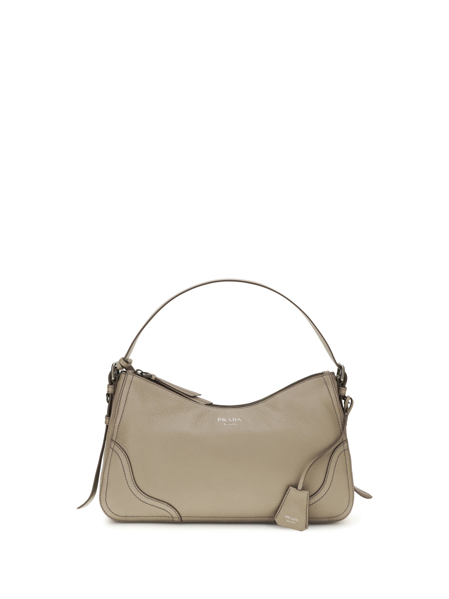 Prada Women Aimée Large Shoulder Bag In Leather PRADA