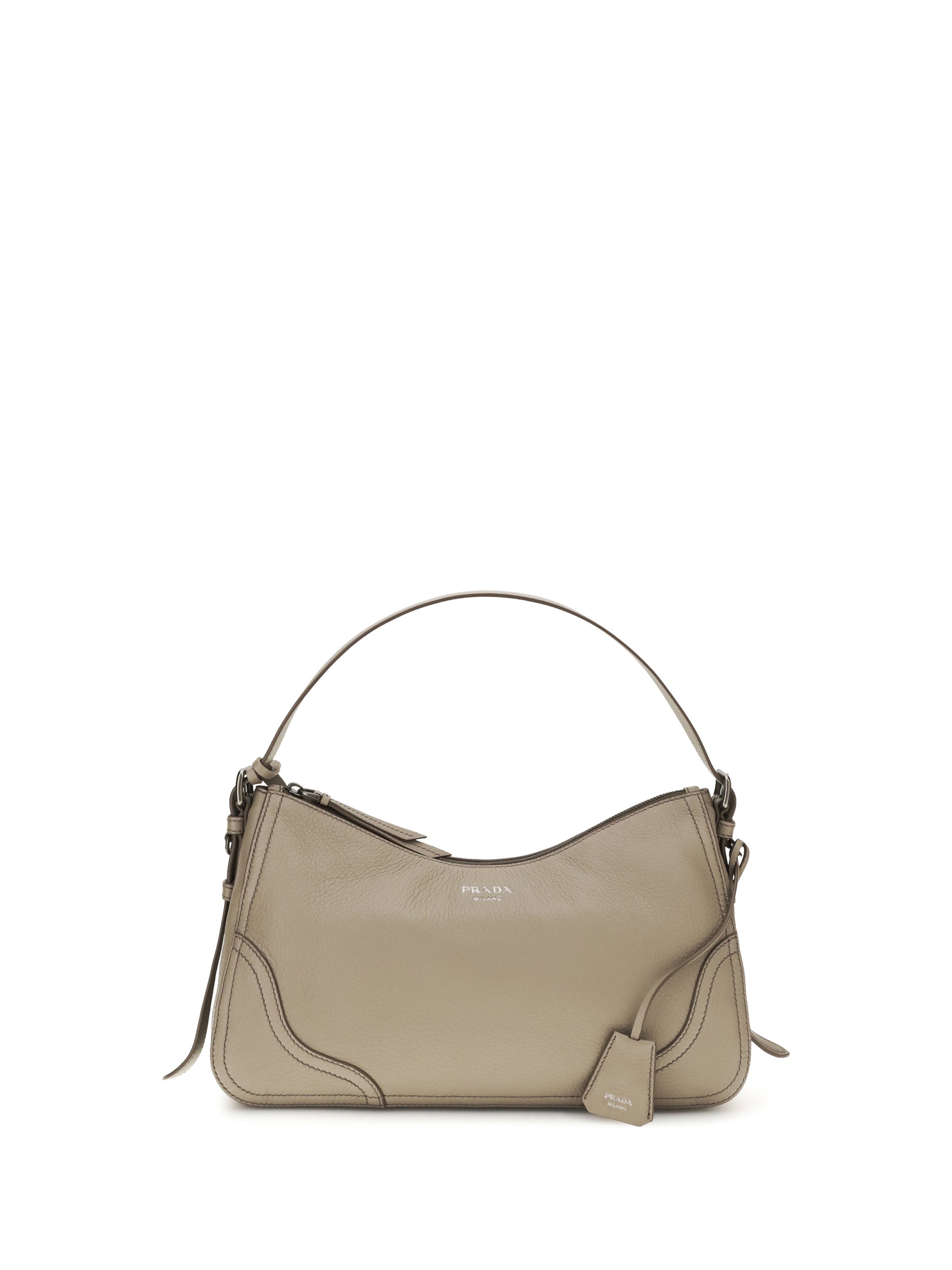 Prada Women Aimée Large Shoulder Bag In Leather PRADA