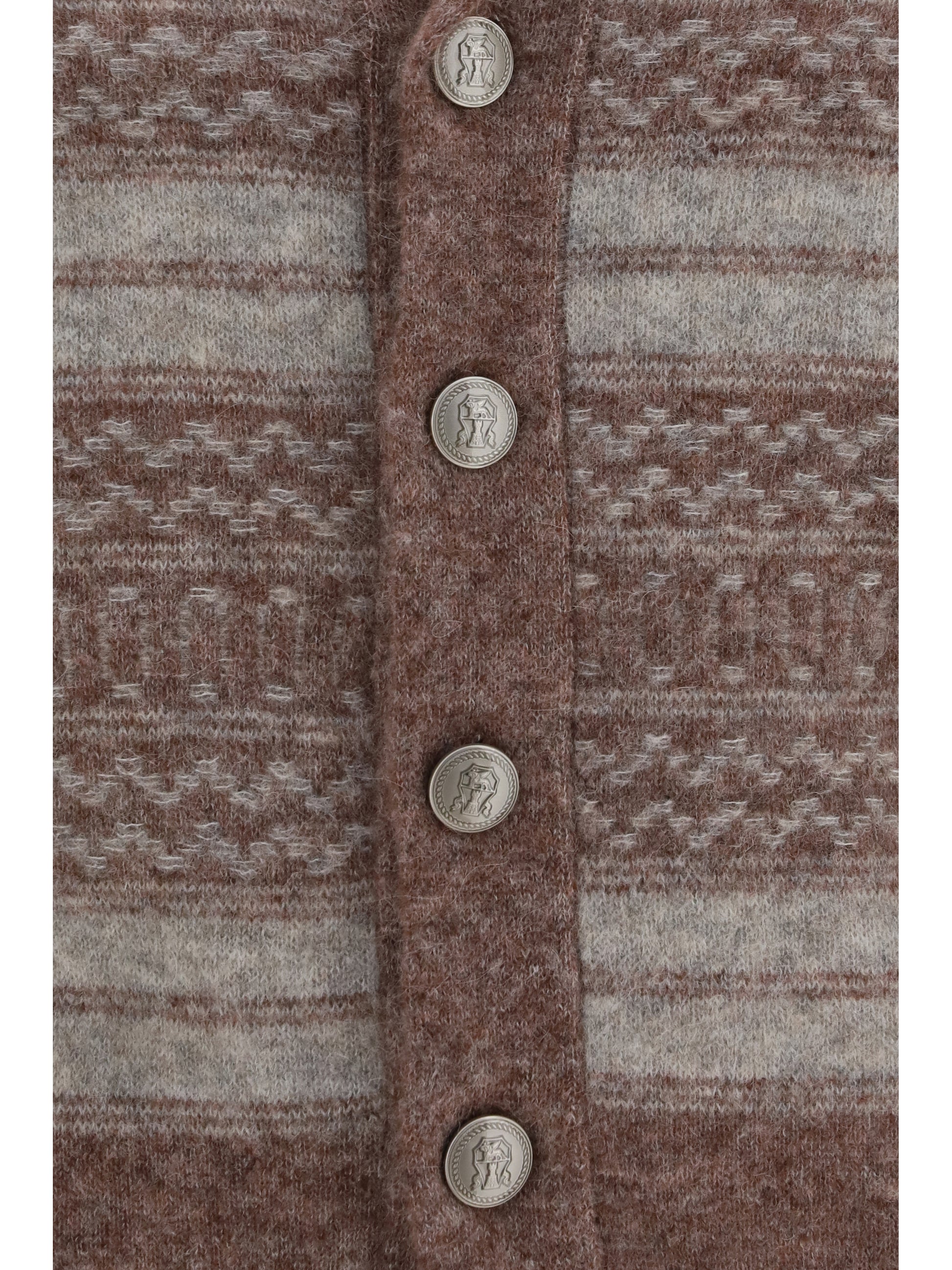 Brunello Cucinelli Men V-Neck Button Cardigan BRUNELLO CUCINELLI
