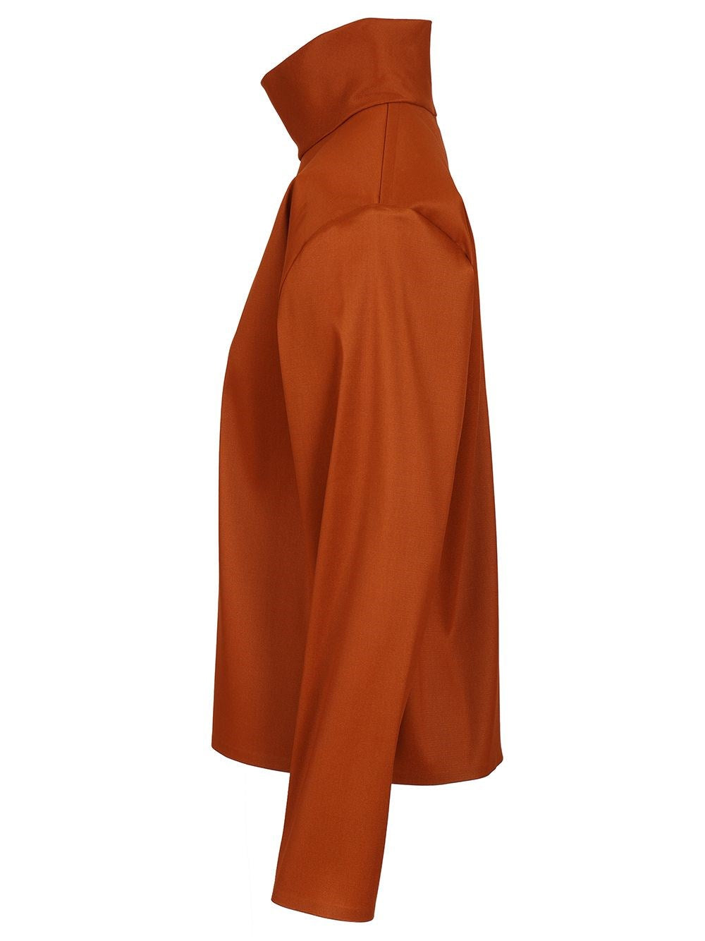 Saint Laurent Women Silk High-Neck Top SAINT LAURENT