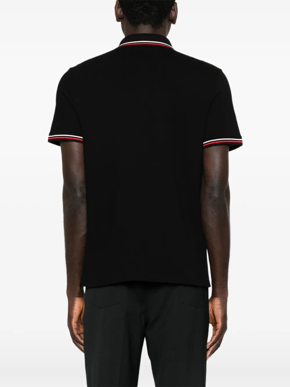 Valentino Garavani Men Cotton Piqué Polo Shirt With Vlogo Patch VALENTINO GARAVANI