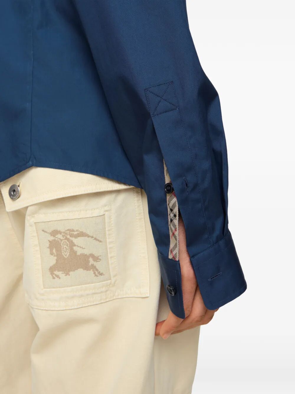 Burberry Men Regular Fit Cotton Popeline Shirt BURBERRY