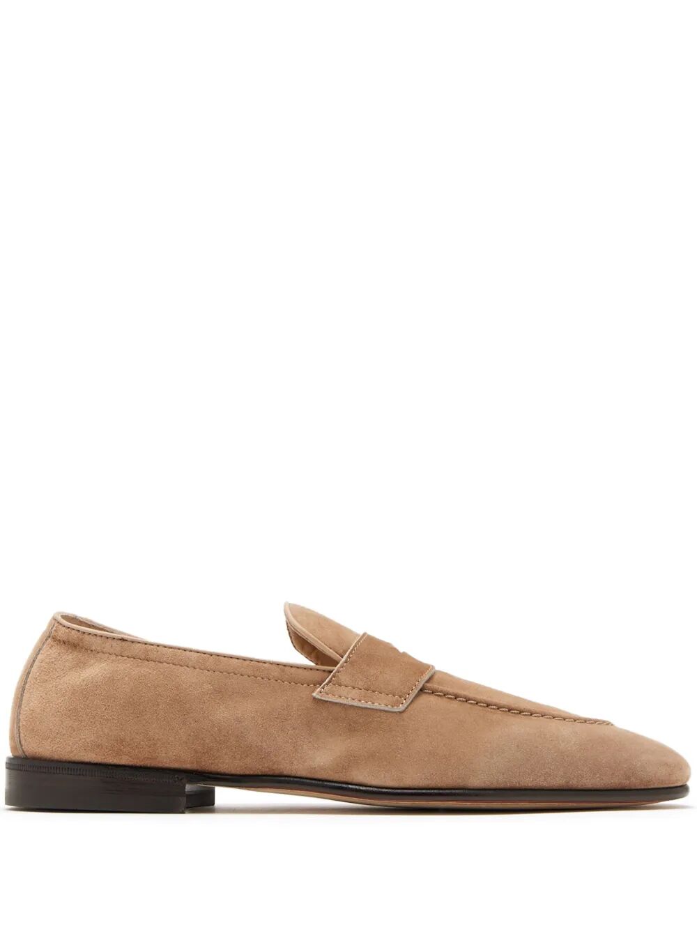 Brunello Cucinelli Men Suede Soft Penny Loafers BRUNELLO CUCINELLI
