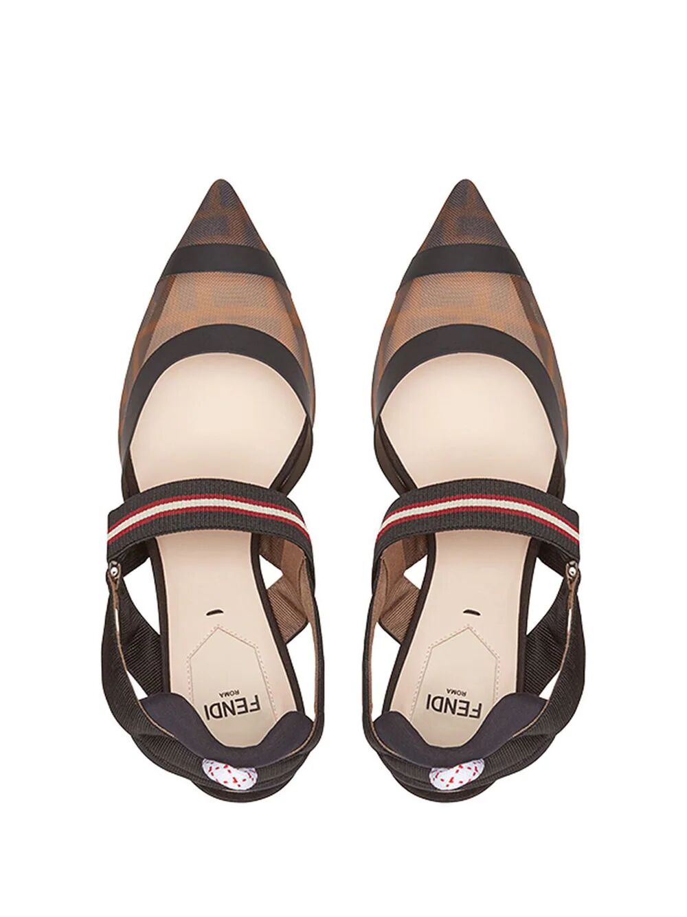 Fendi Women Tech Mesh Colibrì Slingbacks FENDI