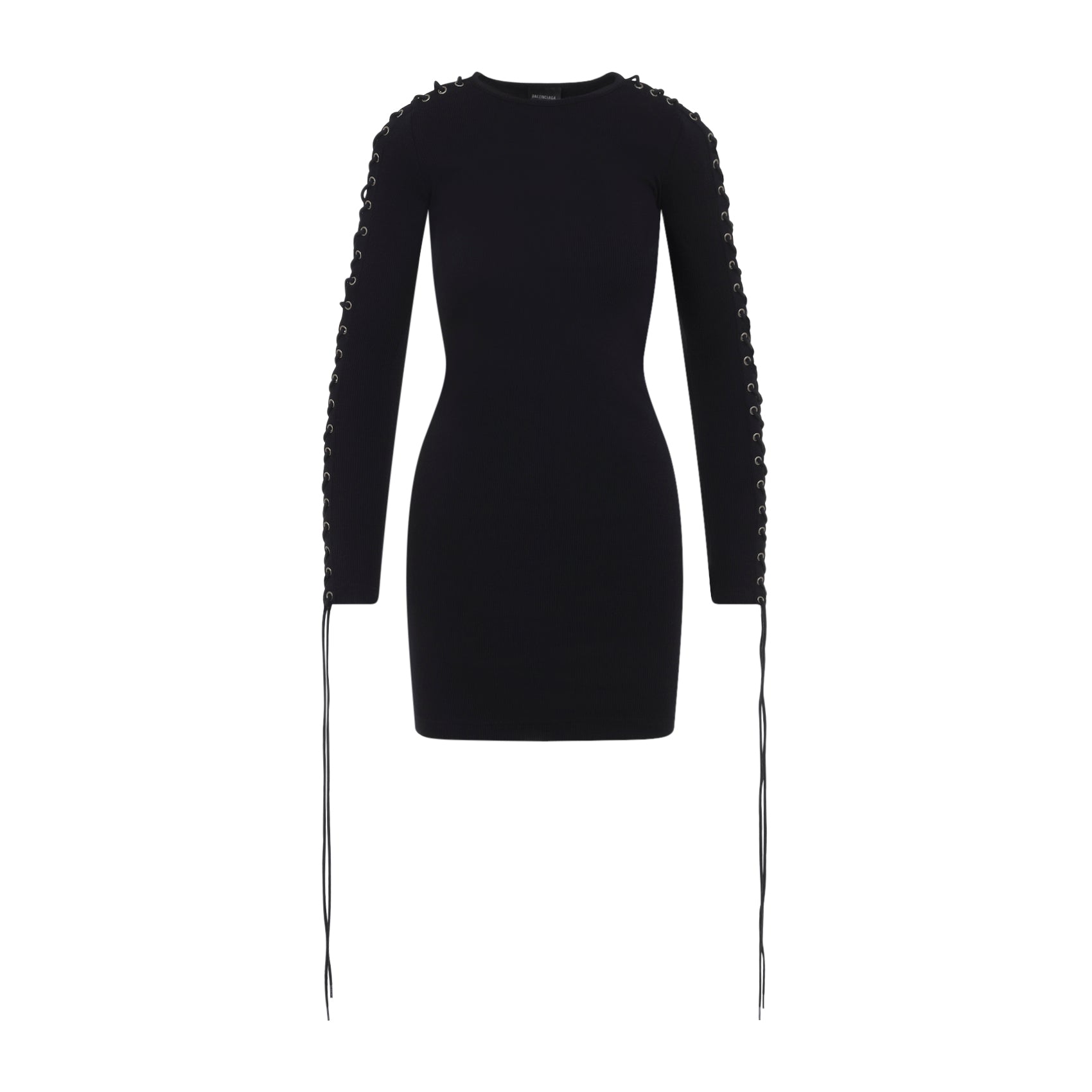 Balenciaga Lace-Up Mini Dress Women BALENCIAGA