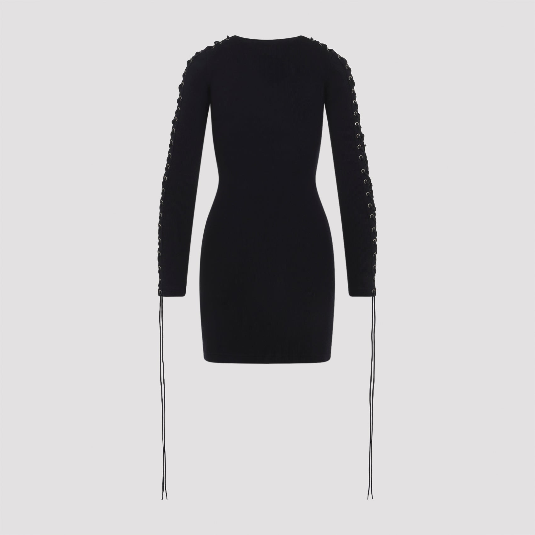 Balenciaga Lace-Up Mini Dress Women BALENCIAGA