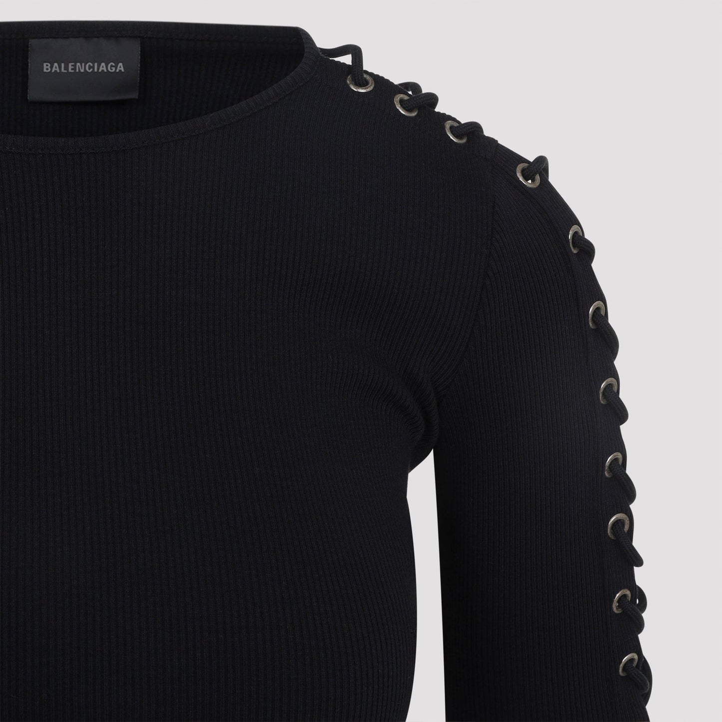 Balenciaga Lace-Up Mini Dress Women BALENCIAGA