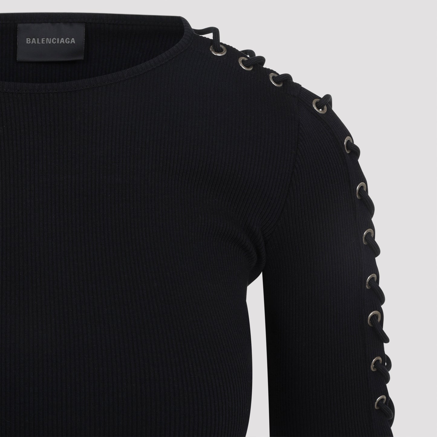 Balenciaga Lace-Up Mini Dress Women BALENCIAGA