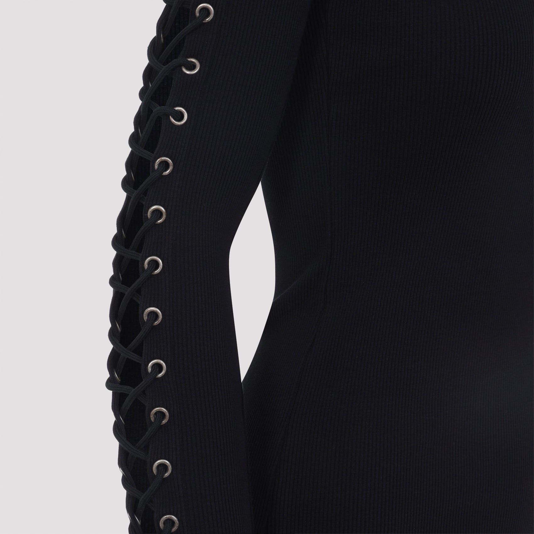 Balenciaga Lace-Up Mini Dress Women BALENCIAGA