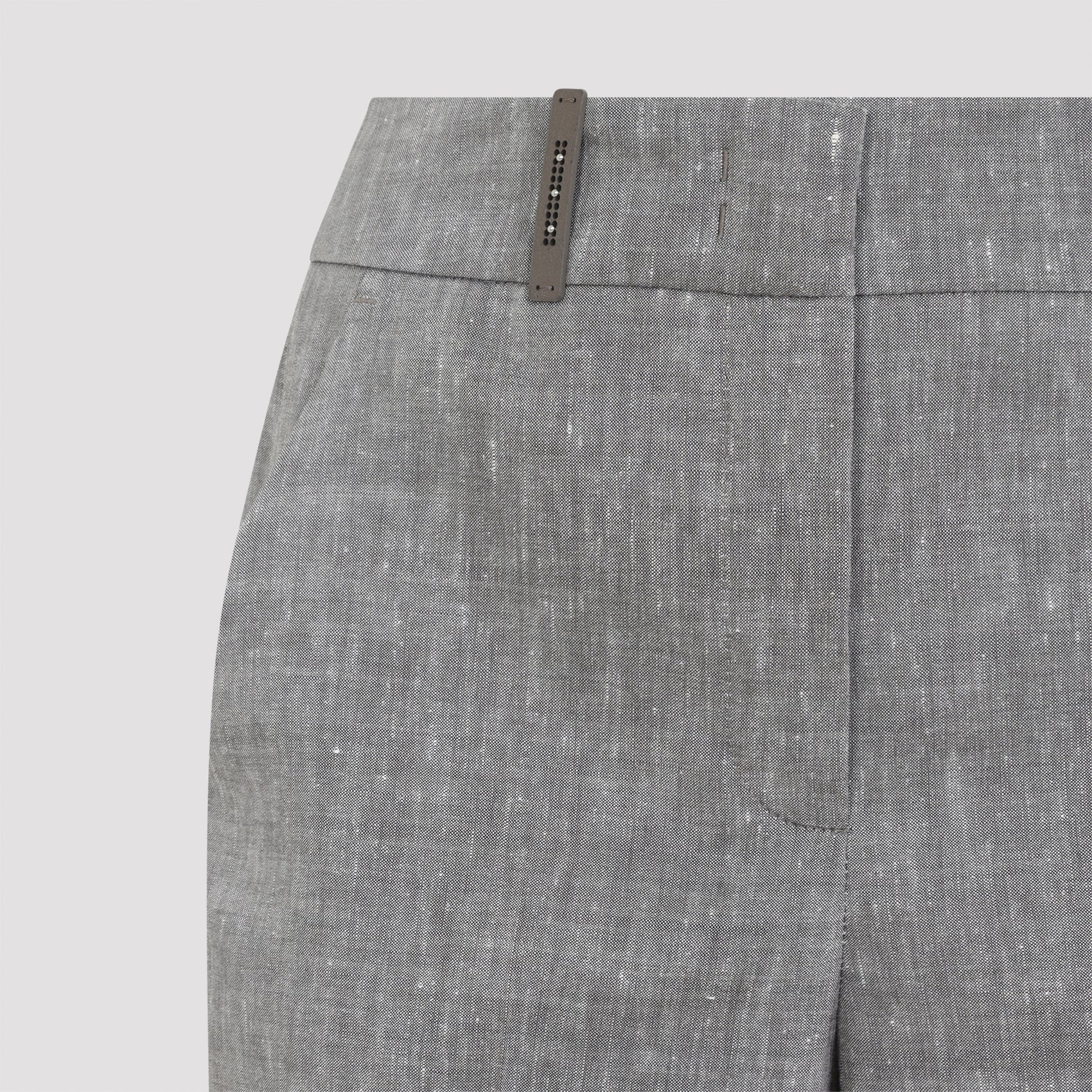 Peserico Linen And Wool Pants Women PESERICO