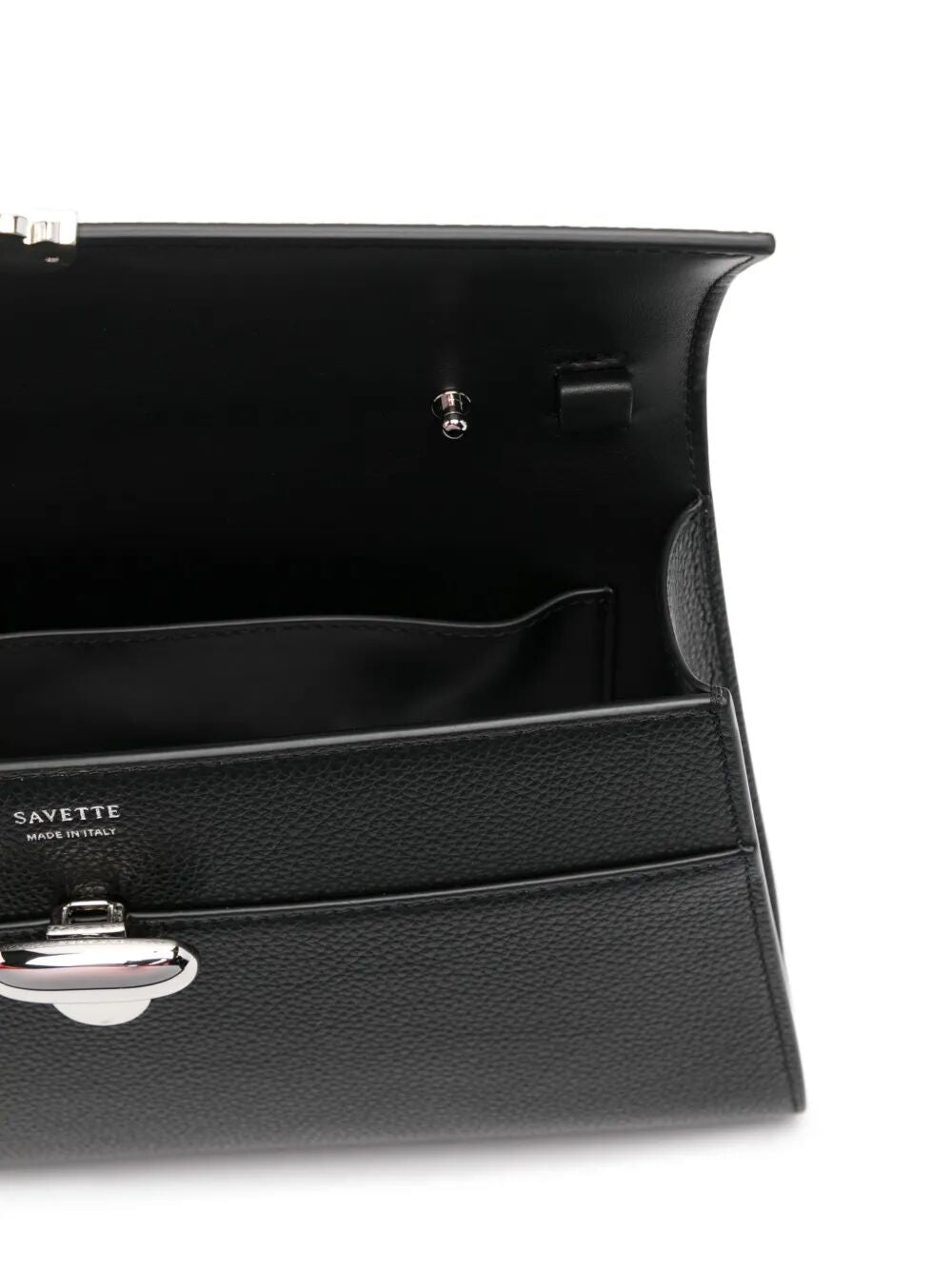 Savette Women Symmetry Shoulder Bag In Grained Calf Leather SAVETTE