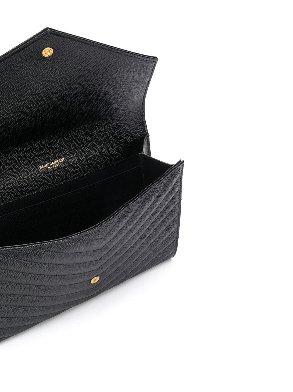 Saint Laurent Women Cassandre Matelassé Flap Pouch In Grain De Poudre Leather SAINT LAURENT