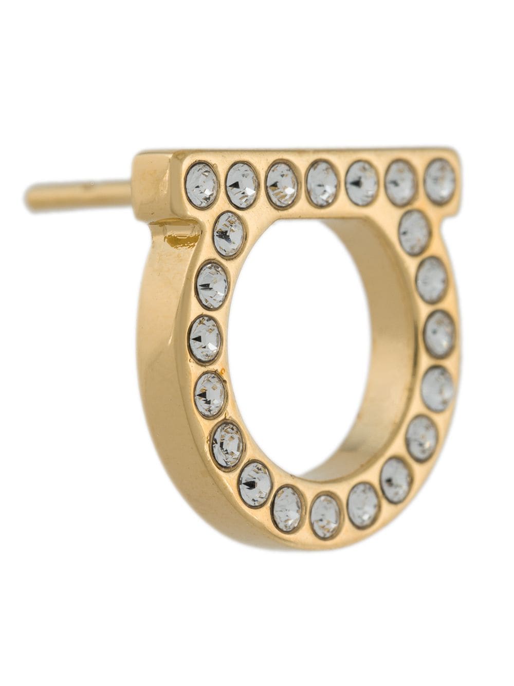 Ferragamo Women Gancini Crystals Earrings - L FERRAGAMO
