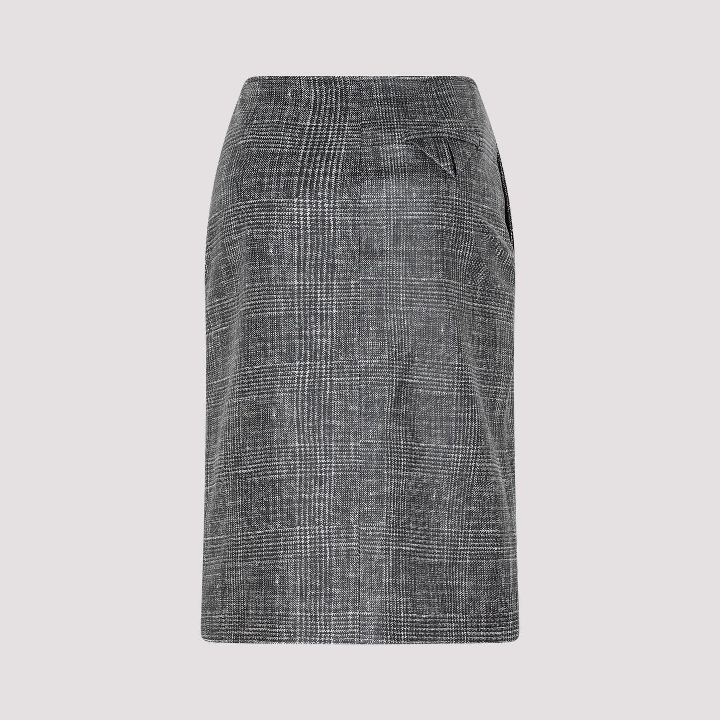 Bottega Veneta Printed Leather Midi Skirt Women BOTTEGA VENETA