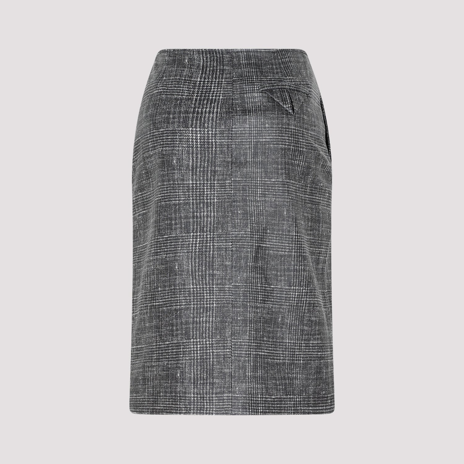 Bottega Veneta Printed Leather Midi Skirt Women BOTTEGA VENETA